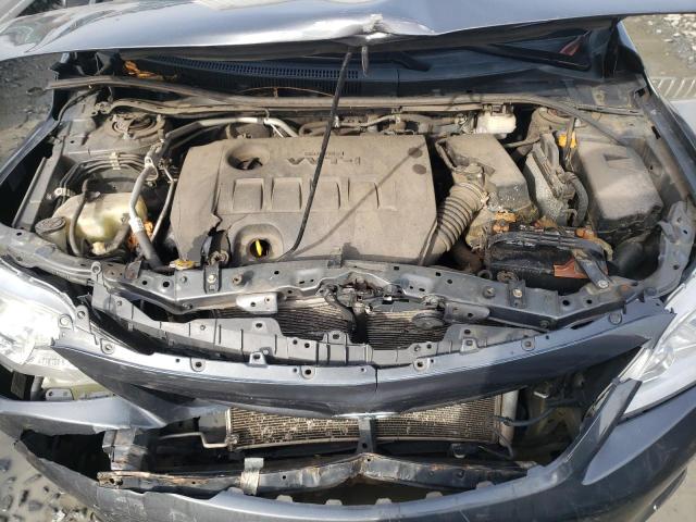 2T1BU4EE2CC791960 - 2012 TOYOTA COROLLA BASE GRAY photo 11