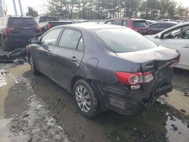 2T1BU4EE2CC791960 - 2012 TOYOTA COROLLA BASE GRAY photo 2