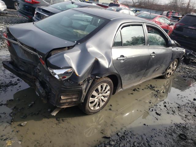 2T1BU4EE2CC791960 - 2012 TOYOTA COROLLA BASE GRAY photo 3