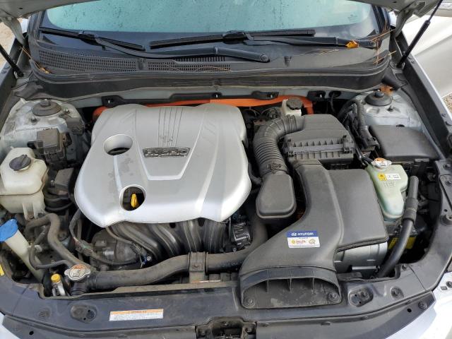 KMHEC4A4XCA062196 - 2012 HYUNDAI SONATA HYBRID SILVER photo 11