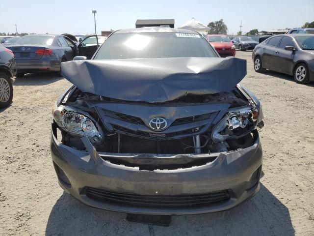 2T1BU4EE1CC868253 - 2012 TOYOTA COROLLA BASE GRAY photo 5