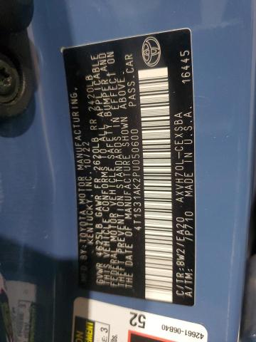 4T1S31AK2PU050600 - 2023 TOYOTA CAMRY SE NIGHT SHADE BLUE photo 12