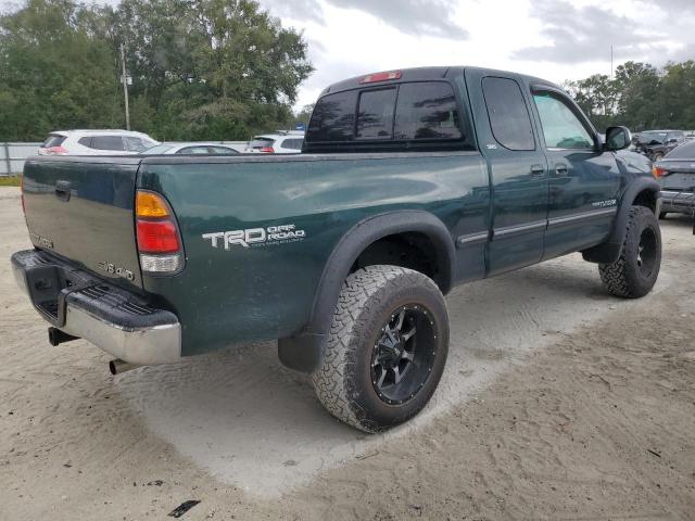 5TBBT44181S154375 - 2001 TOYOTA TUNDRA ACCESS CAB მწვანე ფოტო 3