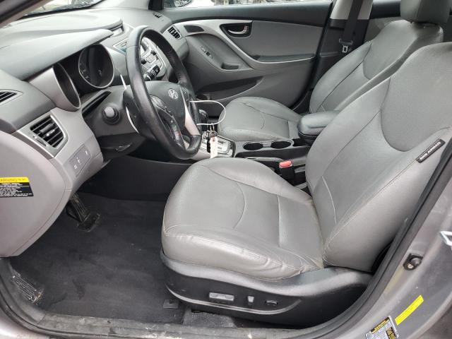 KMHDH4AE7DU710163 - 2013 HYUNDAI ELANTRA GLS GRAY photo 7