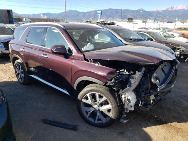 KM8R3DHE6NU429323 - 2022 HYUNDAI PALISADE SEL MAROON photo 4