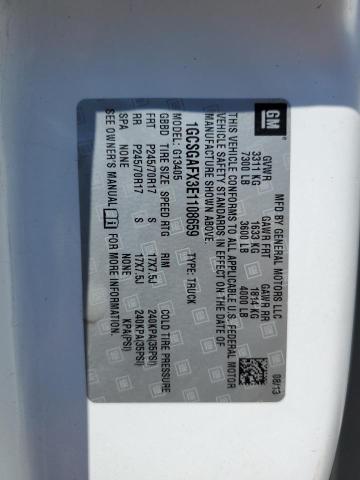 1GCSGAFX3E1108659 - 2014 CHEVROLET EXPRESS G1 Ağ foto 13