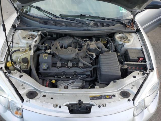 1C3EL55RX5N571446 - 2005 CHRYSLER SEBRING TOURING SILVER photo 11