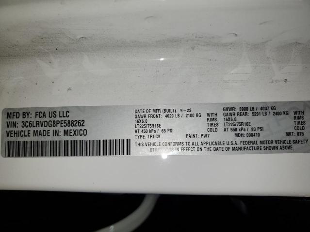 3C6LRVDG8PE588262 - 2023 RAM PROMASTER 2500 HIGH WHITE photo 13