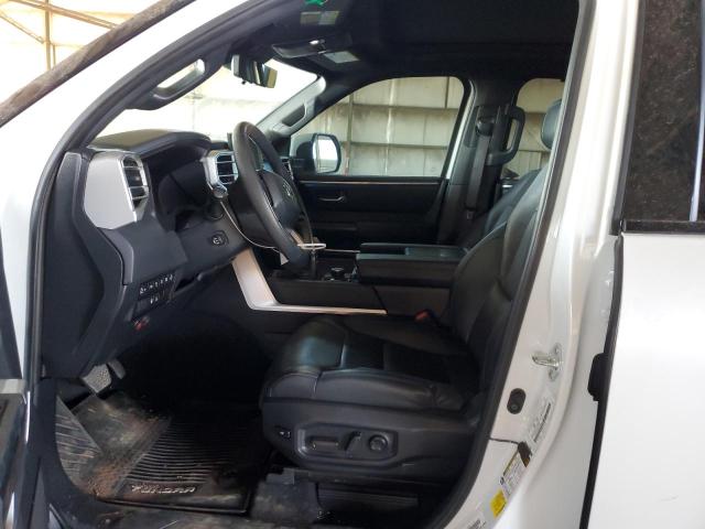 5TFNA5EC2PX017659 - 2023 TOYOTA TUNDRA CREWMAX PLATINUM თეთრი ფოტო 7