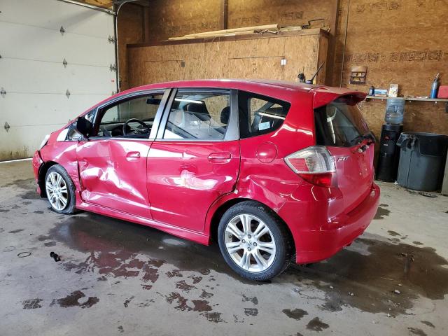 JHMGE8H55BS005022 - 2011 HONDA FIT SPORT RED photo 2