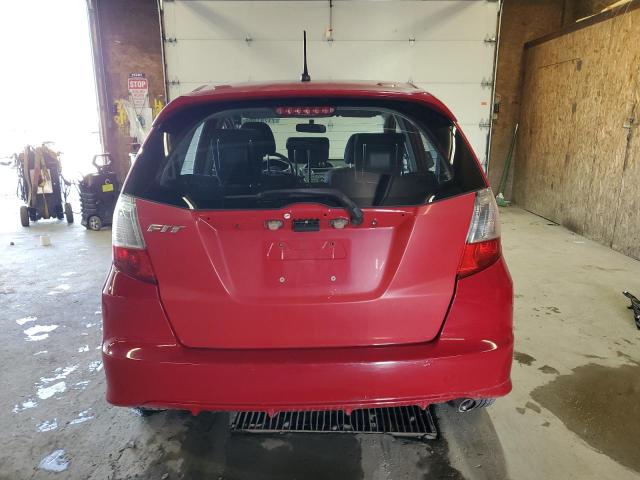 JHMGE8H55BS005022 - 2011 HONDA FIT SPORT RED photo 6