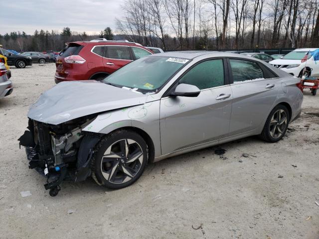 5NPLN4AG6MH031229 - 2021 HYUNDAI ELANTRA SEL SILVER photo 1