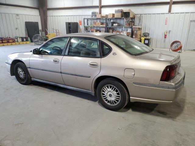 2G1WF55E729179438 - 2002 CHEVROLET IMPALA BEIGE photo 2