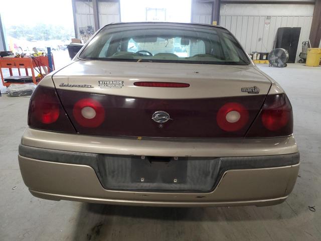 2G1WF55E729179438 - 2002 CHEVROLET IMPALA BEIGE photo 6