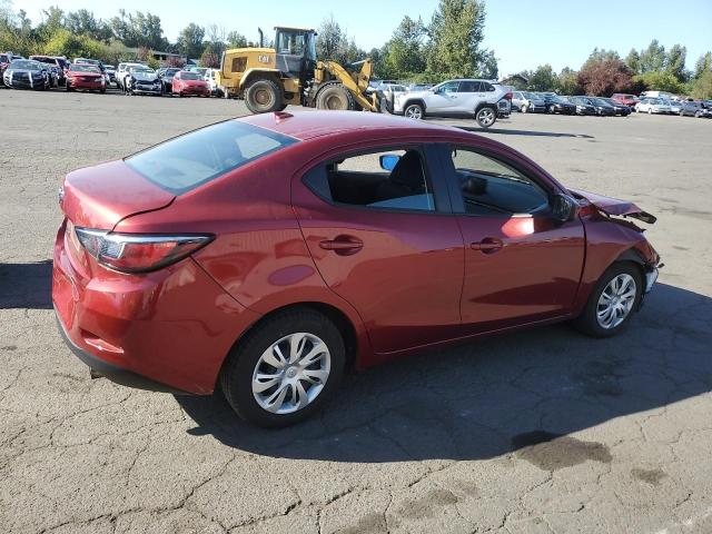 3MYDLBYV9KY518722 - 2019 TOYOTA YARIS L RED photo 3