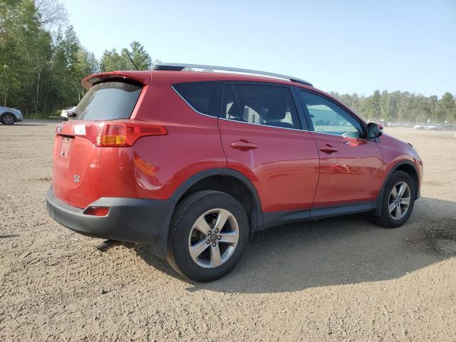 2T3RFREV2FW255185 - 2015 TOYOTA RAV4 XLE RED photo 3