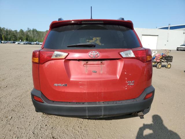 2T3RFREV2FW255185 - 2015 TOYOTA RAV4 XLE RED photo 6