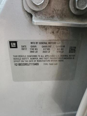 1G1BE5SM3J7119489 - 2018 CHEVROLET CRUZE LT Күміс фото 24