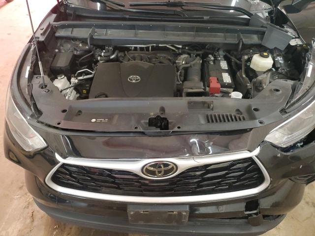 5TDHZRBH9MS157352 - 2021 TOYOTA HIGHLANDER XLE შავი ფოტო 12