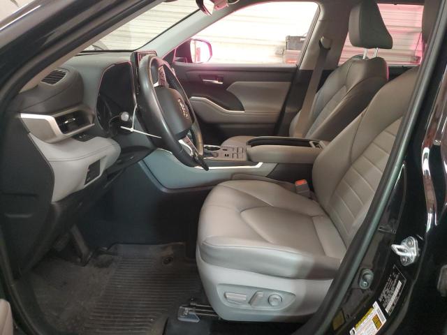 5TDHZRBH9MS157352 - 2021 TOYOTA HIGHLANDER XLE შავი ფოტო 7
