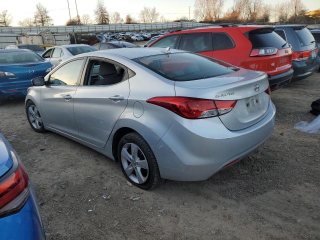 KMHDH4AE1CU205217 - 2012 HYUNDAI ELANTRA GLS SILVER photo 2