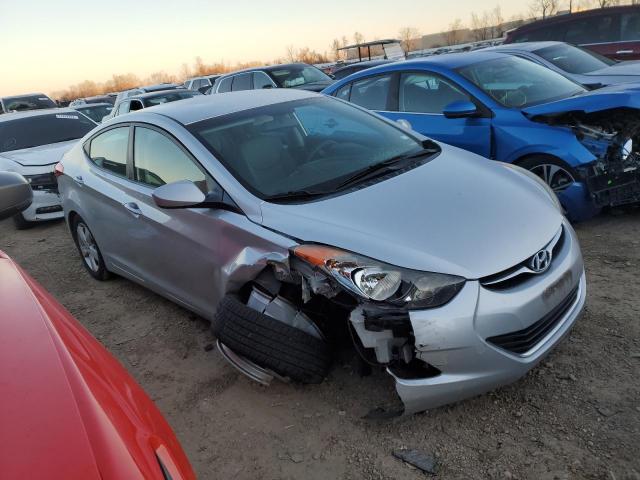 KMHDH4AE1CU205217 - 2012 HYUNDAI ELANTRA GLS SILVER photo 4