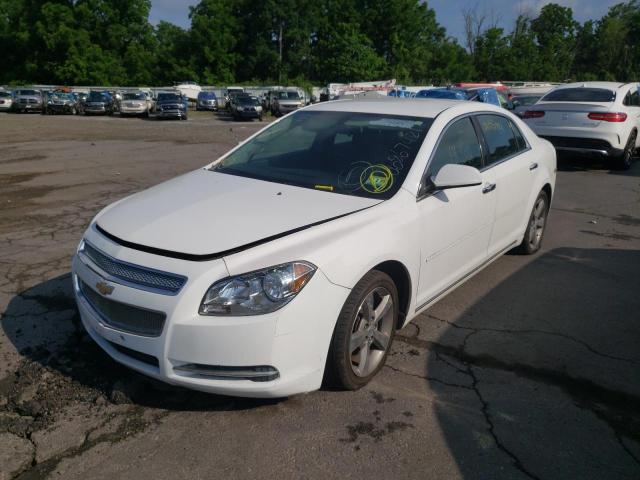 1G1ZC5EUXCF369403 - 2012 CHEVROLET MALIBU 1LT 白色 照片 2