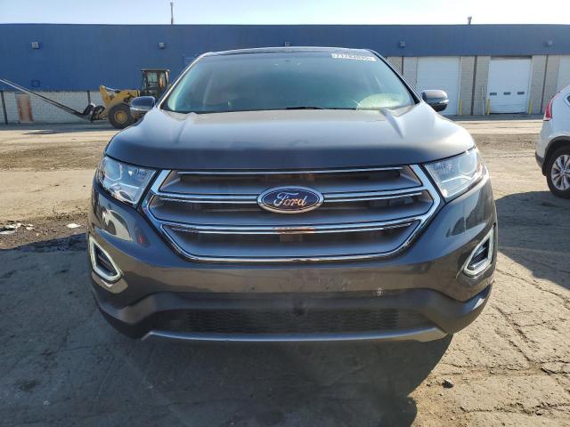 2FMPK4J86HBC18311 - 2017 FORD EDGE SEL GRAY photo 5