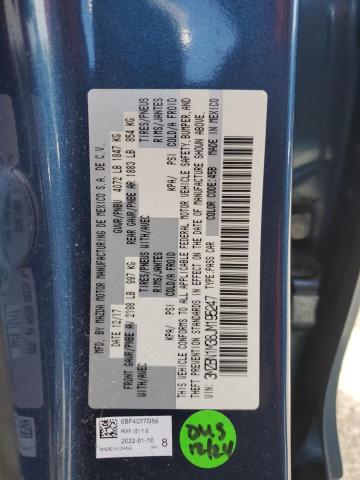 3MZBN1M38JM195247 - 2018 MAZDA 3 GRAND TOURING Көк фото 12