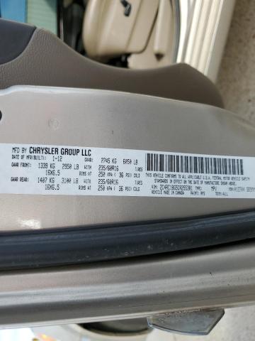 2C4RC1BG5CR255381 - 2012 CHRYSLER TOWN & COU TOURING 金色 照片 13