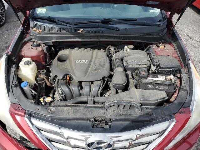 5NPEC4ACXBH126210 - 2011 HYUNDAI SONATA SE RED photo 11
