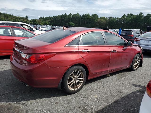 5NPEC4ACXBH126210 - 2011 HYUNDAI SONATA SE RED photo 3