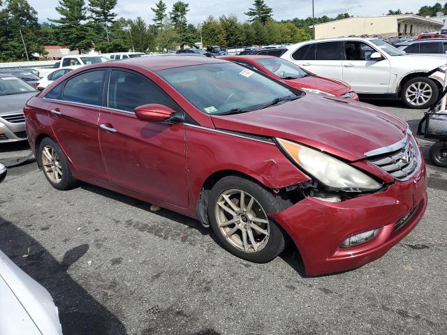 5NPEC4ACXBH126210 - 2011 HYUNDAI SONATA SE RED photo 4