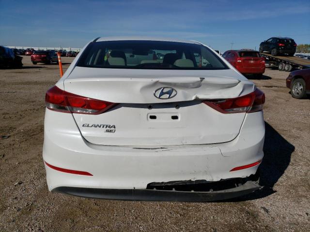 5NPD74LFXJH273410 - 2018 HYUNDAI ELANTRA SE WHITE photo 6