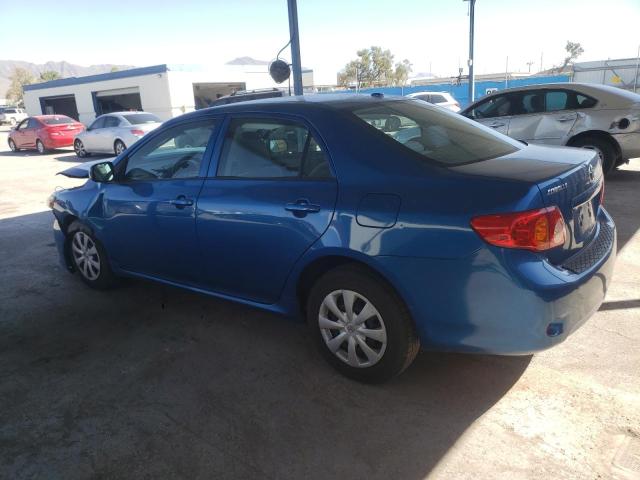 1NXBU4EE7AZ309284 - 2010 TOYOTA COROLLA BASE BLUE photo 2