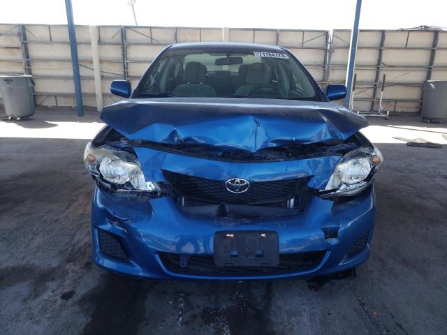 1NXBU4EE7AZ309284 - 2010 TOYOTA COROLLA BASE BLUE photo 5