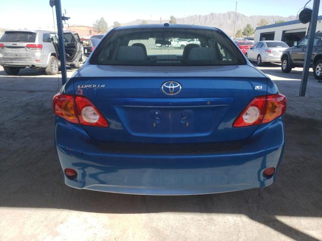 1NXBU4EE7AZ309284 - 2010 TOYOTA COROLLA BASE BLUE photo 6