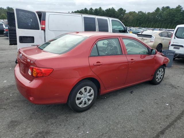 JTDBU4EE9AJ069029 - 2010 TOYOTA COROLLA BASE Czerwony zdjęcie 3