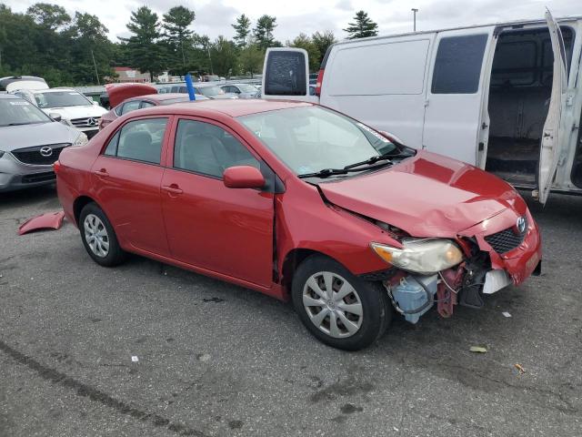 JTDBU4EE9AJ069029 - 2010 TOYOTA COROLLA BASE Czerwony zdjęcie 4