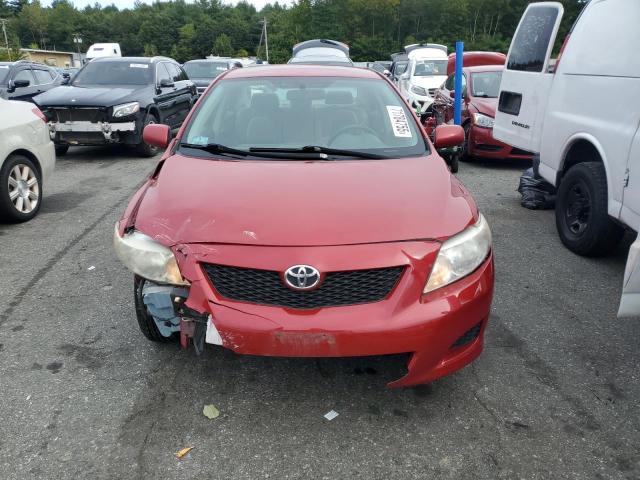 JTDBU4EE9AJ069029 - 2010 TOYOTA COROLLA BASE Czerwony zdjęcie 5
