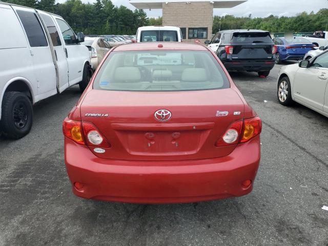 JTDBU4EE9AJ069029 - 2010 TOYOTA COROLLA BASE Czerwony zdjęcie 6