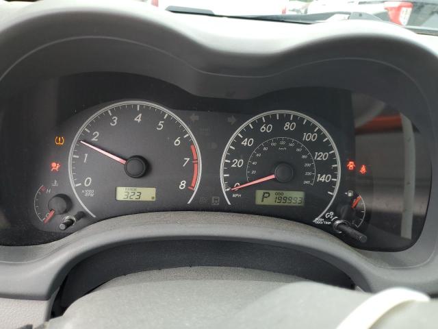 JTDBU4EE9AJ069029 - 2010 TOYOTA COROLLA BASE Czerwony zdjęcie 9