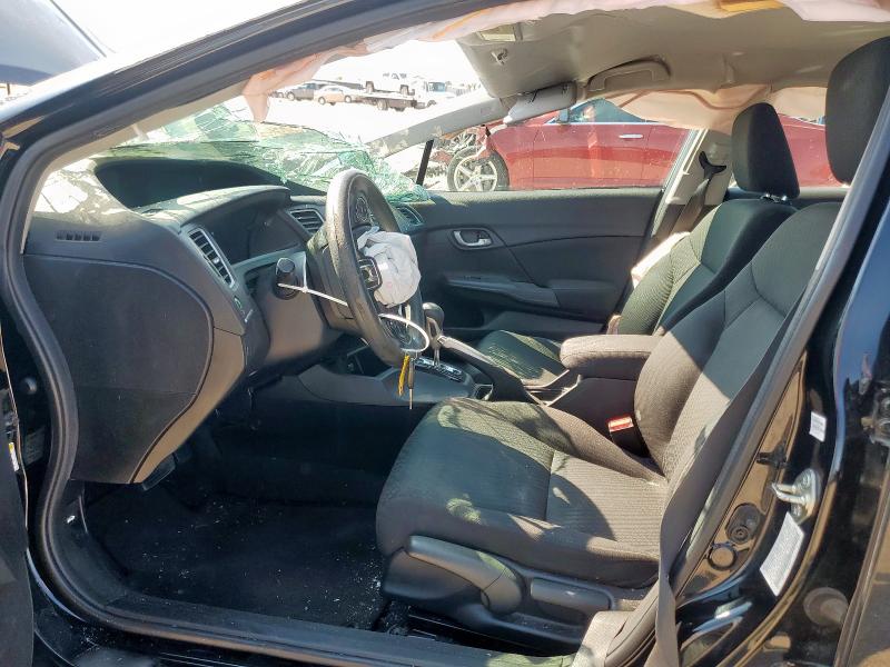 19XFB2F59FE045568 - 2015 HONDA CIVIC LX Чорний фото 7