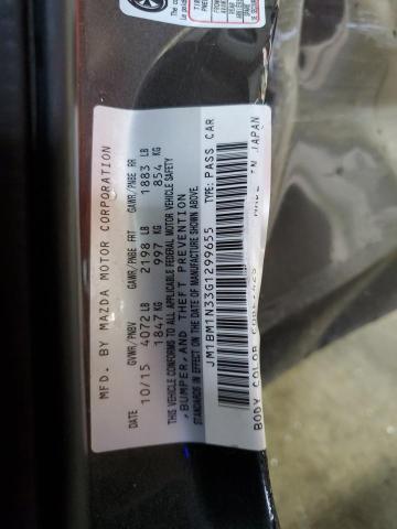 JM1BM1N33G1299655 - 2016 MAZDA 3 GRAND TOURING Qəhvəyi foto 13