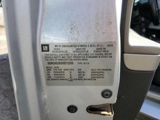 3GNCA63X69S513336 - 2009 CHEVROLET HHR SS 银色 照片 12