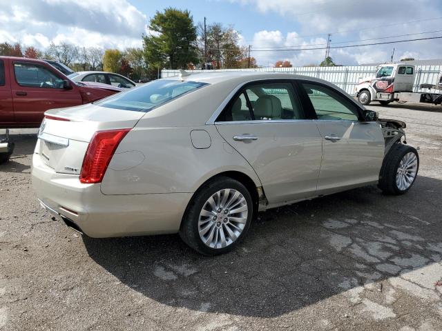 1G6AR5SX1E0196977 - 2014 CADILLAC CTS LUXURY COLLECTION GOLD photo 3