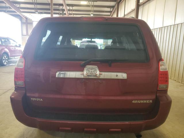 JTEBU14R68K012094 - 2008 TOYOTA 4RUNNER SR5 MAROON photo 6