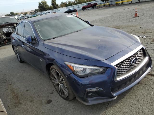 JN1EV7APXJM591978 - 2018 INFINITI Q50 LUXE BLUE photo 4