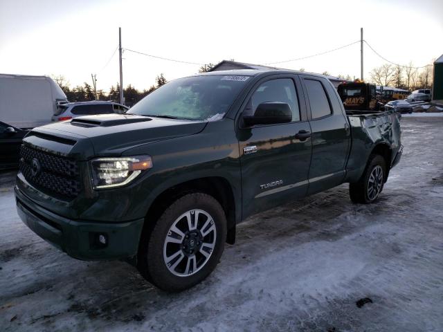 5TFUY5F15MX045729 - 2021 TOYOTA TUNDRA DOUBLE CAB SR/SR5 GREEN photo 1