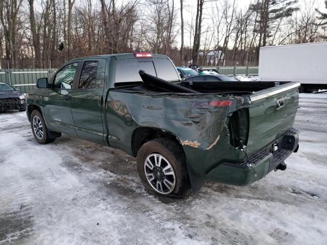 5TFUY5F15MX045729 - 2021 TOYOTA TUNDRA DOUBLE CAB SR/SR5 GREEN photo 2